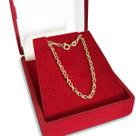 Pulseira Feminina de Ouro 18k Elo Trabalhado Meia Corda Pulseira Feminina de Ouro 18k Elo Trabalhado Meia Corda