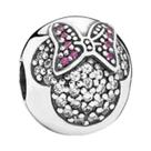 Pulseira Feminina De Prata 925 Disney Mickey Com Miçangas, Serve Para Joias Pandora DIY