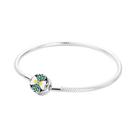 Pulseira Feminina De Prata Esterlina 925 Com Pingente De Borboleta E Corrente De Rosas Joia De