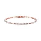Pulseira Feminina De Zircônia Com Pingente De Cristal, Corrente Fina, Joia De Designer Para