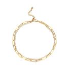 Pulseira Feminina Dourada De Aço Inoxidável Com Zircônia Cúbica, Estilo Tênis, 2mm, Delicada E