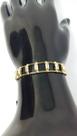 Pulseira Feminina Elo Dubai Duplo Zircônia Banhada a Ouro