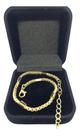 Pulseira Feminina Elo Turco 3mm Banhado a Ouro Premium