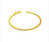 Pulseira Feminina em Malha de Cobra