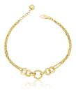 Pulseira Feminina Em Ouro 18k Ajustável