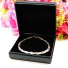 Pulseira Feminina Figa Elo Prata Legítima 925