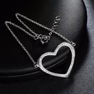 Pulseira Feminina Folheada Ouro 18k Coração Cristal Joia 17 Pulseira Feminina Folheada Ouro 18k Coração Cristal Joia 17