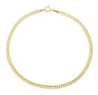 Pulseira Feminina Grumet Elo Duplo Ouro 18k 750