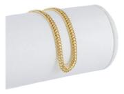 Pulseira Feminina Lacraia 3.9 16 Cm Ouro 18k Pulso Fino