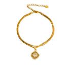 Pulseira Feminina Lumi Banhada a Ouro 18k de 16 cm com Extensor de 5 cm Semijoia Ciela