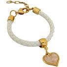 PULSEIRA FEMININA material sintético PINGENTE CORAÇÃO