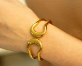 Pulseira Feminina Maxi Bracelete Elegante Semijoia Moda
