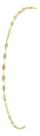 Pulseira Feminina Mini Coffee Ouro 18k 750 19 Cm Dourado 19 Dourado 19 Cm