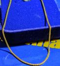 Pulseira Feminina Ouro 18 Kilates Peso 0.60 Gramas 1 mm 20 Cm