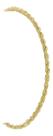 Pulseira Feminina Ouro 18k 17 Cm Pulso Fino Cordão Baiano Amarelo Pulseira Feminina Ouro 18k 17 Cm Pulso Fino Cordão Baiano Amarelo