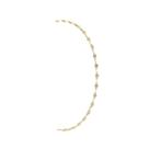 Pulseira Feminina Ouro 18k Coffee 18 cm Certificado Garantia