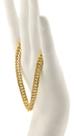 Pulseira Feminina Ouro 18k Grumet Dupla 6.7 21 Cm Novidade
