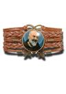 Pulseira Feminina Padre Pio São Pio de Pietrelcina ICAR Ajustável