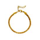 Pulseira Feminina Pipoca Banhada a Ouro 18k com Extensor - Semijoia Ciela Pulseira Feminina Pipoca Banhada a Ouro 18k com Extensor - Semijoia Ciela