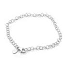 Pulseira Feminina Prata Italiana Maciça 925 Estrela
