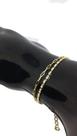 Pulseira Feminina Premium Elo Duplo Banhada a Ouro Zirconia