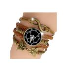 Pulseira Feminina Sigilo de Belzebú Beelzebub O Senhor das Moscas Ajustável