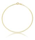 Pulseira Feminina Veneziana Tripla Ouro 18k 750