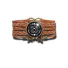 Pulseira Feminina Wicca Gato Preto Místico Estrelas e Lua Ajustável Pulseira Feminina Wicca Gato Preto Místico Estrelas e Lua Ajustável