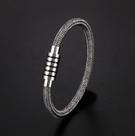 Pulseira Fibra de Carbono Cinza e Fecho de aço Inox e Titânio Pulseira Fibra de Carbono Cinza e Fecho de aço Inox e Titânio