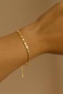 Pulseira figaro unissex semi joia prata925 ouro18 kl verniz semijoia:OURO 18KL