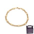 Pulseira Fio Triplo Com Bolinhas Rommanel 551063