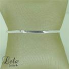 Pulseira fita prata 925