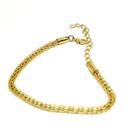 Pulseira Folheada A Ouro 18K Cubos Vazados