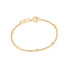 Pulseira folheada a ouro com bolas 550194 Rommanel