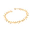 Pulseira folheada a ouro com borboletas 551496 Rommanel