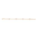 Pulseira folheada a ouro com cristais BRANCO 551263 Rommanel