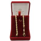 Pulseira Folheada a Ouro Cordão Torcido 19cm - Cordão Baiano
