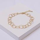 Pulseira Folheada a Ouro Elos Ovais