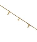Pulseira Folheada com Cruz (Pulso Pulseira Folheada com Cruz (Pulso