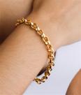 Pulseira folheado a ouro 18k Cristalsemijóias