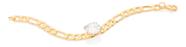 Pulseira Formada Por Corrente De Elo 3x1 Bat 552068 Pulseira Formada Por Corrente De Elo 3x1 Bat 552068