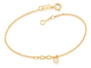 Pulseira Formada Por Corrente De Elo Cadeado 551764