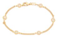 Pulseira Formada Por Corrente Elo Duplo De E 552091