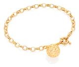 Pulseira Formada Por Elo Portuquês Com Berl 550853