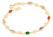 Pulseira Formada Por Rosas Intercaladas Por 551733 Pulseira Formada Por Rosas Intercaladas Por 551733
