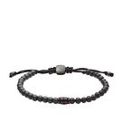 Pulseira Fossil JF03008793 masculina com miçangas ajustável