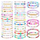 Pulseira Friendship yesaior, conjunto colorido de 60 para mulheres