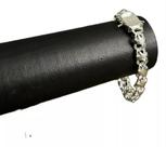Pulseira Friso X 13mm Banhado A Prata 925 Pulseira Friso X 13mm Banhado A Prata 925