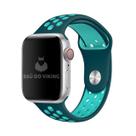 Pulseira Furos SM Turquesa/Azul Compatível Apple Watch 40mm Pulseira Furos SM Turquesa/Azul Compatível Apple Watch 40mm
