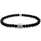 Pulseira Gafeno Buda Prata Masculina Elástica Pulseira Gafeno Buda Prata Masculina Elástica